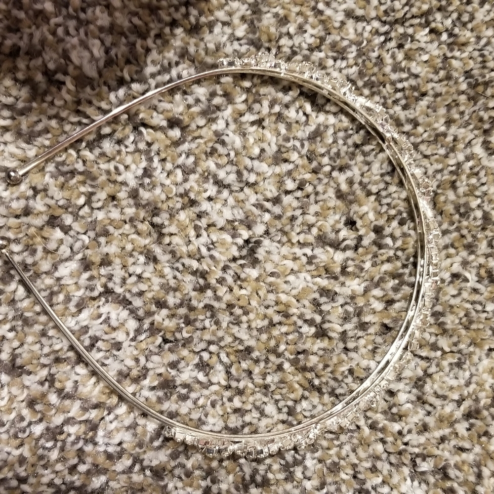 Silver headband